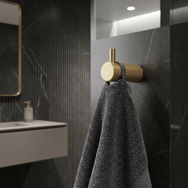 Bathroom hook A62305BG OTTO Brush Gold