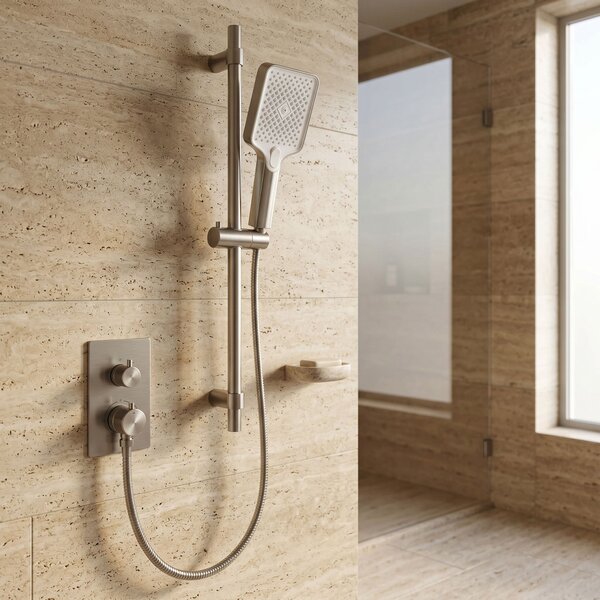 Shower handset REA JS-031 BRUSH NICKLE