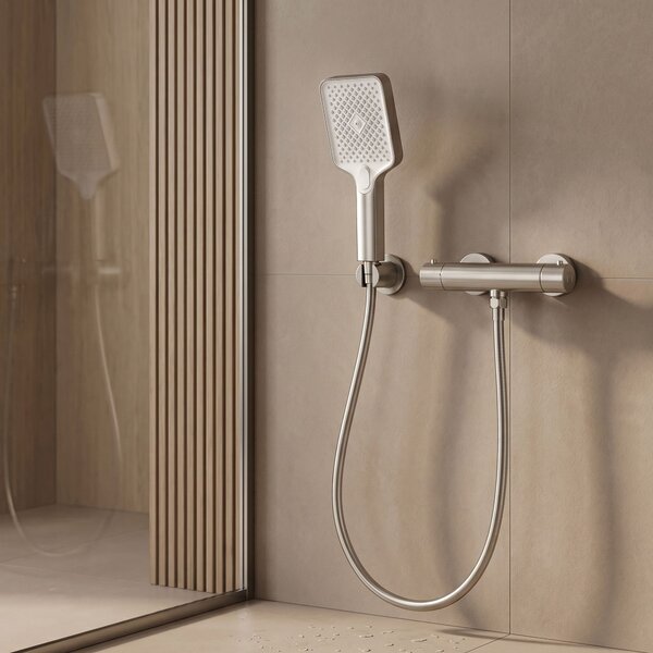 Shower handset REA JS-031 BRUSH NICKLE
