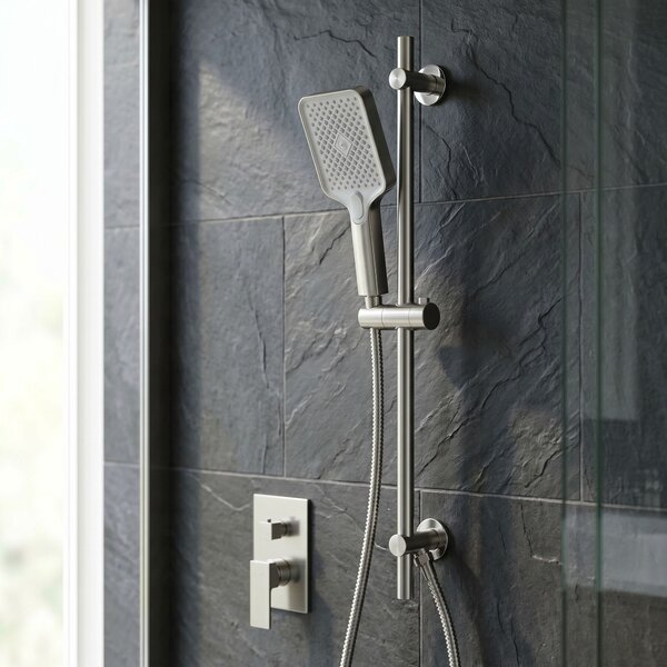 Shower handset REA JS-031 BRUSH NICKLE