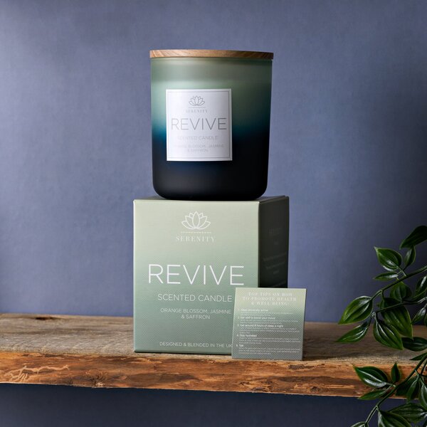 Serenity Revive Candle 270g Blue