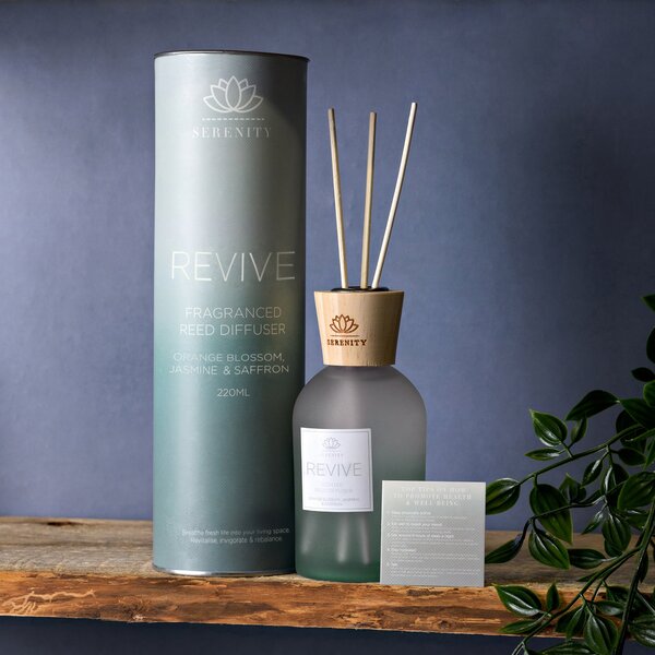 Serenity Revive Reed Diffuser 220ml Blue