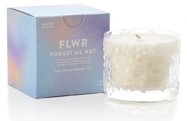 The Aromatherapy Co FLWR Forget Me Not Candle 100g Blue