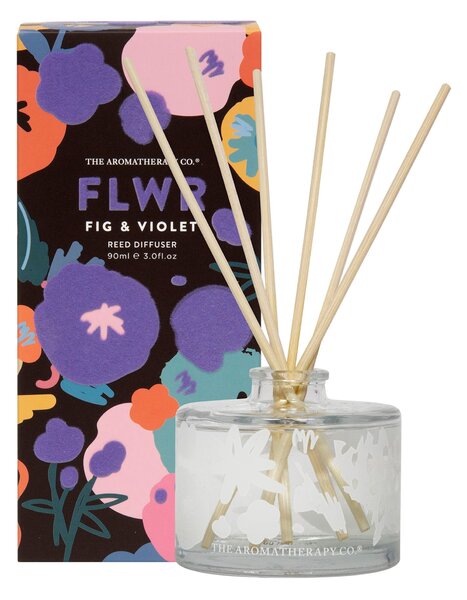 The Aromatherapy Co FLWR Fig Violet Diffuser 90ml Purple