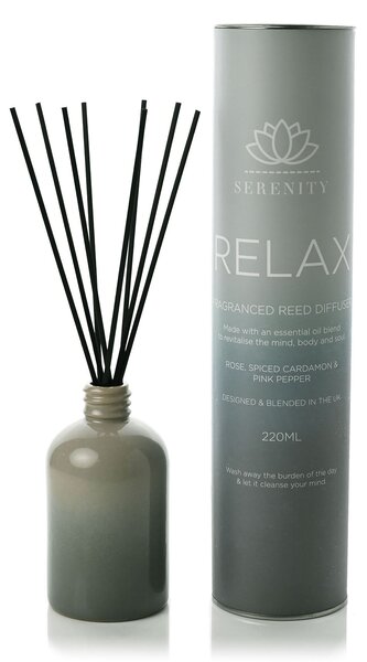 Serenity Ceramic Relax 220ml Reed Diffuser Blue