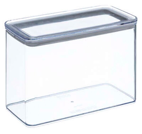 Set of 2 Air Tight Food Storage Boxes Clear