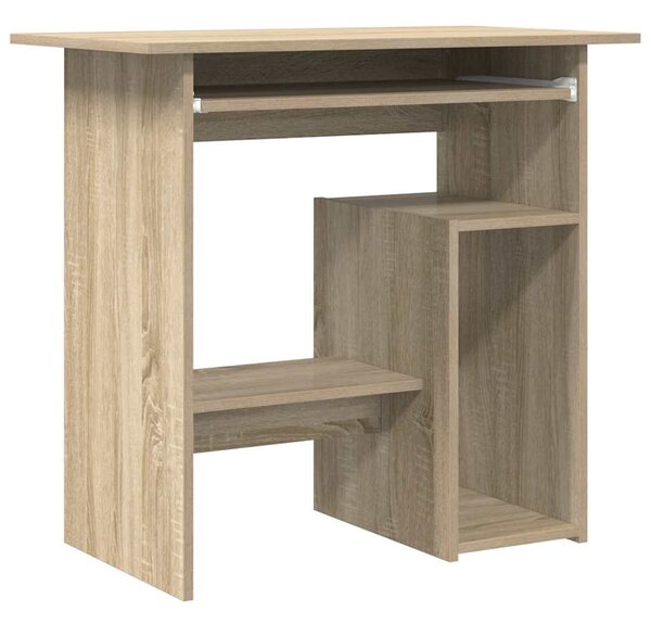 Desk Sonoma Oak 80x45x74 cm Engineered Wood