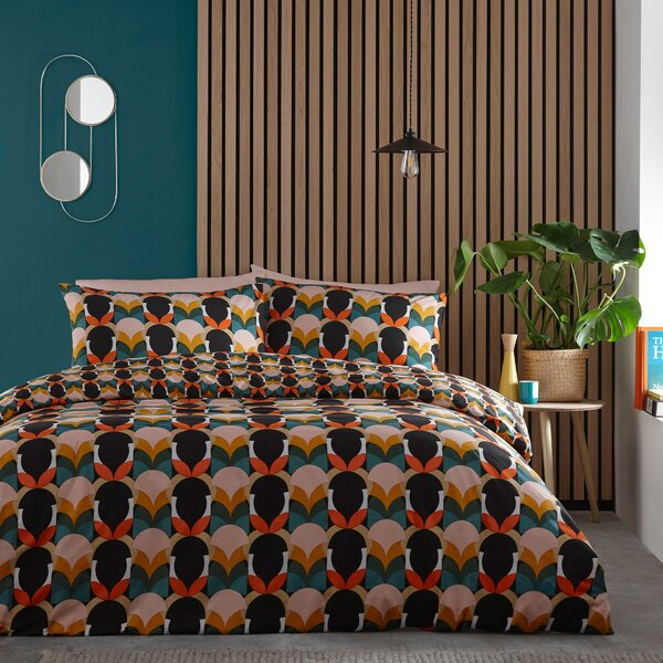 Furn Raeya Art Deco Duvet Cover Bedding Set Multi