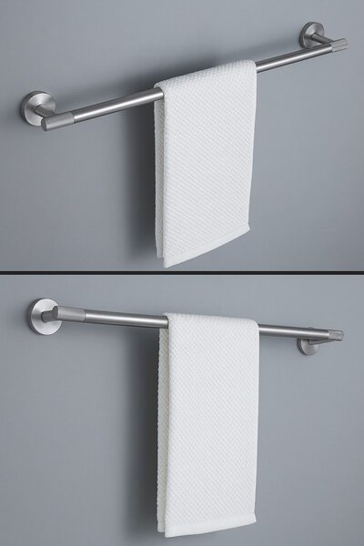 Bathroom hanger 6603 Modern Brush Nickle