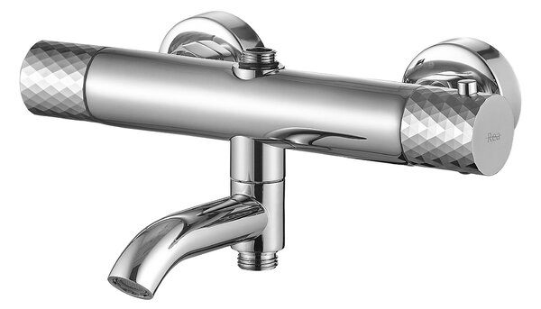 Thermostatic shower system Rea Lungo Diamond Chrome