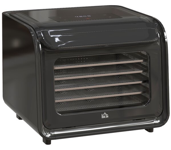 HOMCOM 35-70°C Six-Tray Food Dehydrator - Black