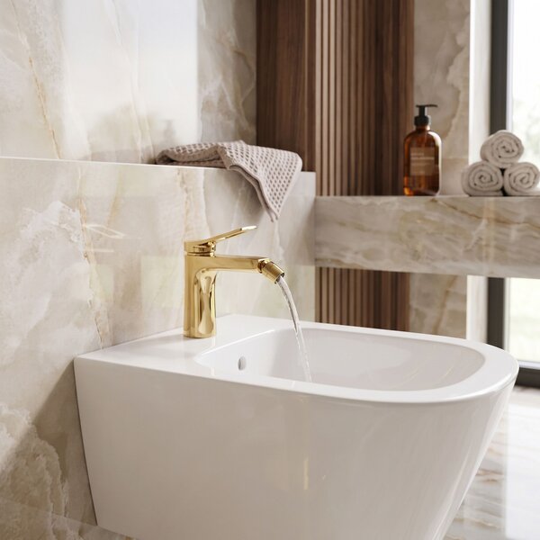 Bidet faucet Rea Soul Gold