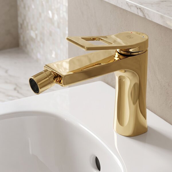 Bidet faucet Rea Soul Gold