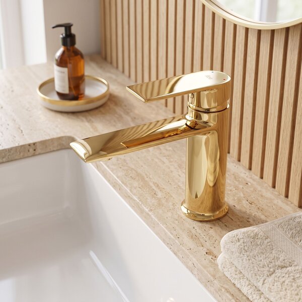 Bathroom faucet REA Veneta Gold low