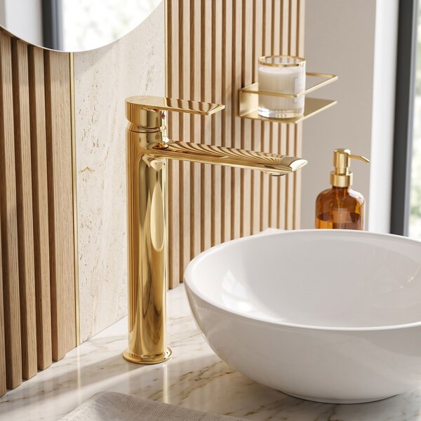 Bathroom faucet REA VENETA Gold High