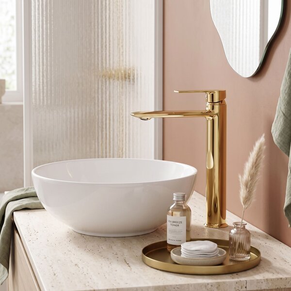 Bathroom faucet REA VENETA Gold High