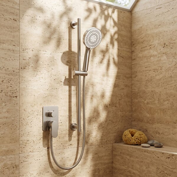 Shower handset REA JS-019 BRUSH NICKLE