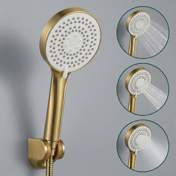 Shower handset REA JS-019 BRUSH NICKLE