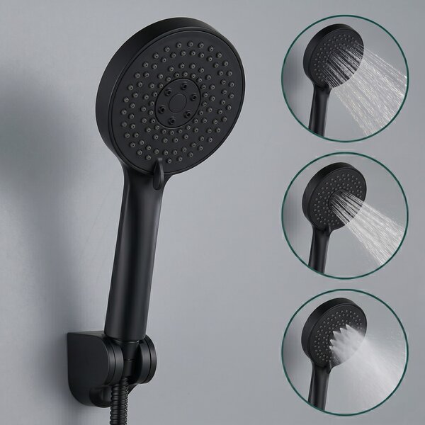 Shower handset REA JS-019 BLACK