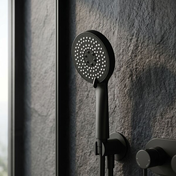 Shower handset REA JS-019 BLACK