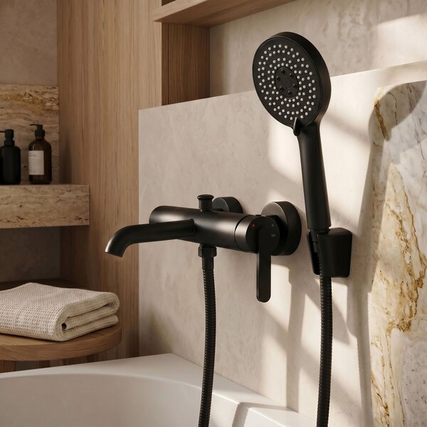 Shower handset REA JS-019 BLACK