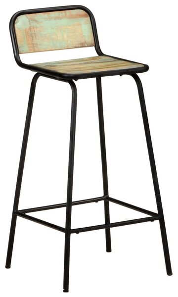 Bar Chairs 4 pcs Solid Reclaimed Wood