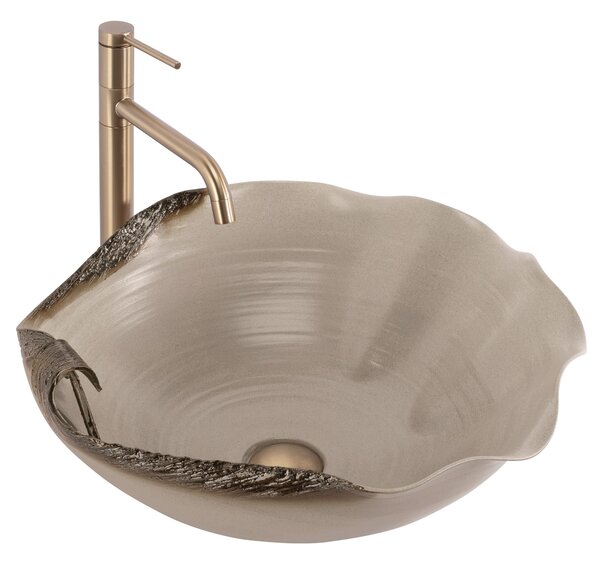 Ceramic Countertop Basin REA HM-22 Handmade ART