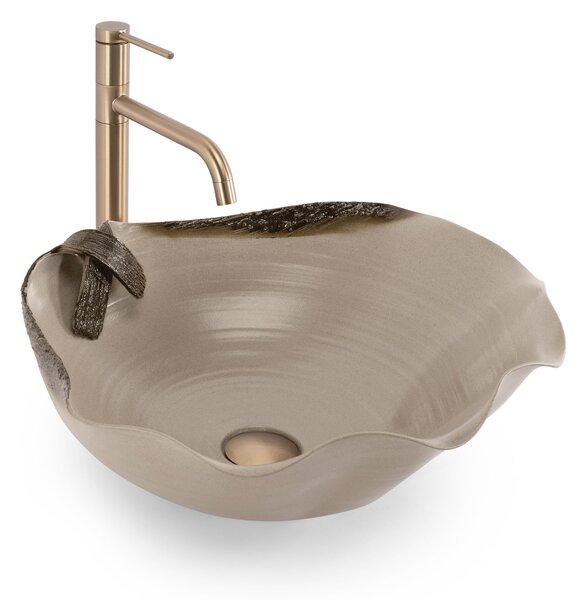 Ceramic Countertop Basin REA HM-22 Handmade ART