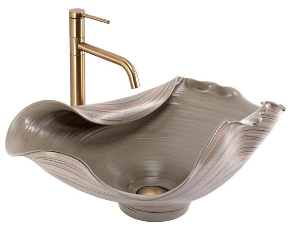 Ceramic Countertop Basin REA HM-17 Handmade ART
