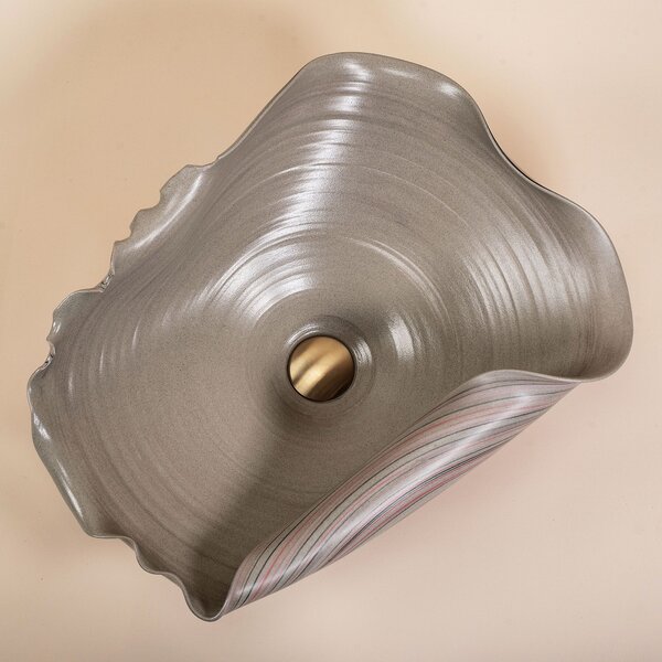 Ceramic Countertop Basin REA HM-17 Handmade ART