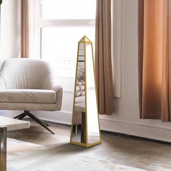 Obelisk Mirrored Ornament Gold