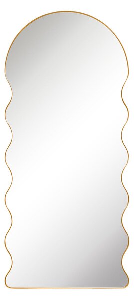 The Fluctus Dome Arch Topped Wavy Wall Mirror