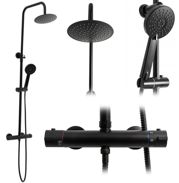 Shower set CALANI DAYTON BLACK