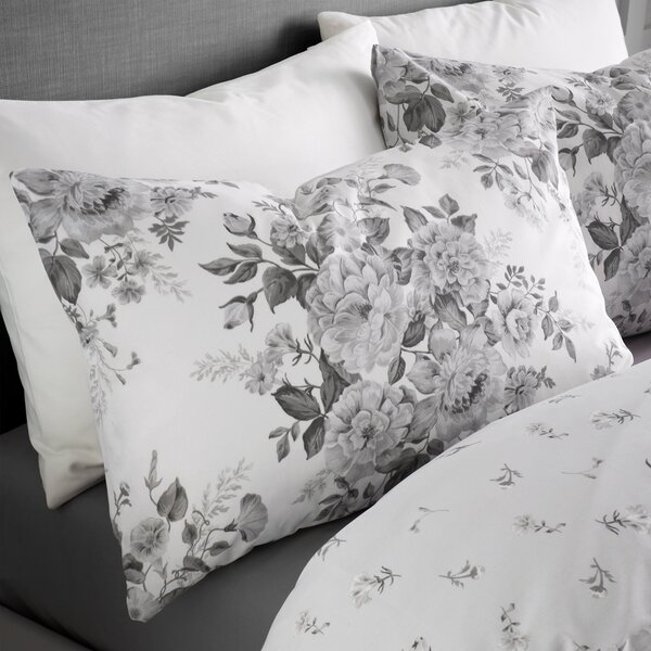 Catherine Lansfield Elinda Floral Duvet Cover and Pillowcase Set