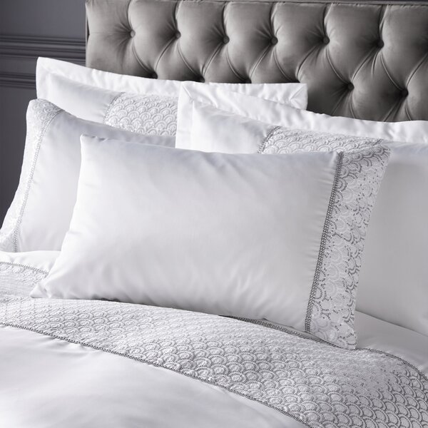 Catherine Lansfield Deco Sequin Duvet Cover and Pillowcase Set