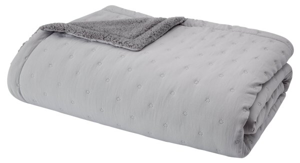 Catherine Lansfield Cosy Nori Soft Sherpa Bedspread