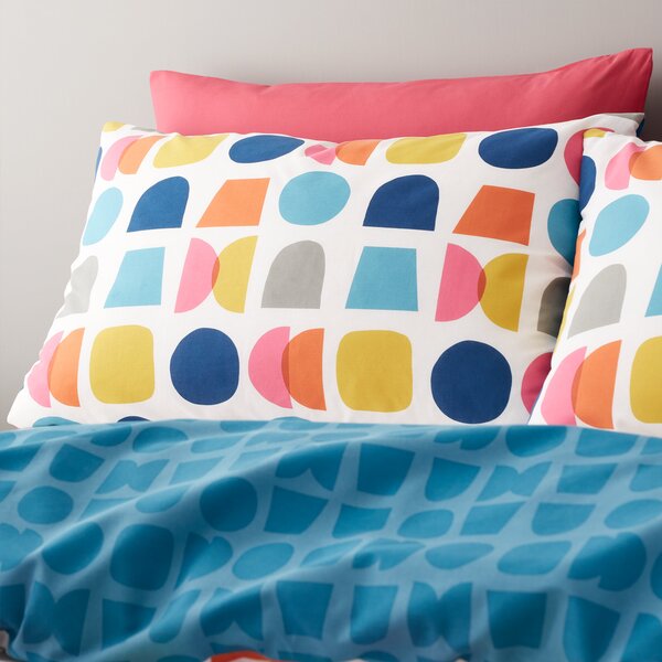 Catherine Lansfield Connect Geo Duvet Cover and Pillowcase Set