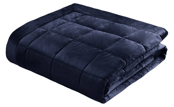 Catherine Lansfield Kingsley Matt Velvet Quilted Bedspread