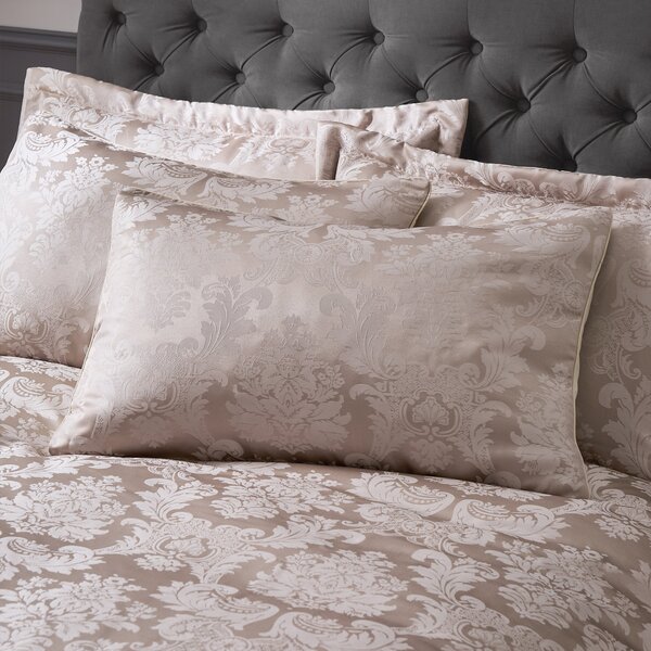 Catherine Lansfield Damask Jacquard Duvet Cover and Pillowcase Set