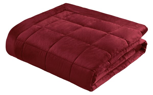 Catherine Lansfield Kingsley Matt Velvet Quilted Bedspread