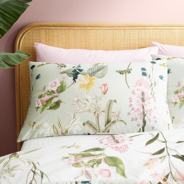 RHS Exotic Floral Duvet Cover and Pillowcase Set