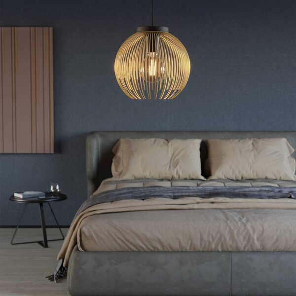 EGLO Venezuela Spherical Pendant Light Black