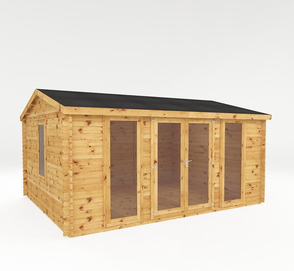Mercia 5m x 4m Home Office Log Cabin 28mm