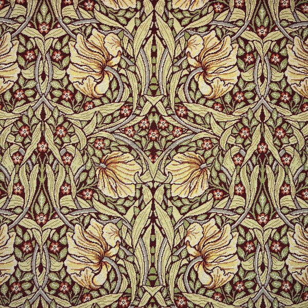 William Morris Pimpernel Tapestry Fabric Damson