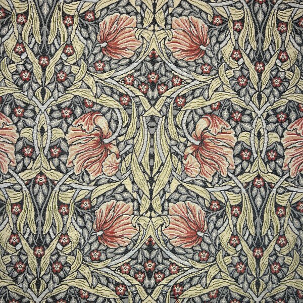 William Morris Pimpernel Tapestry Fabric Russet