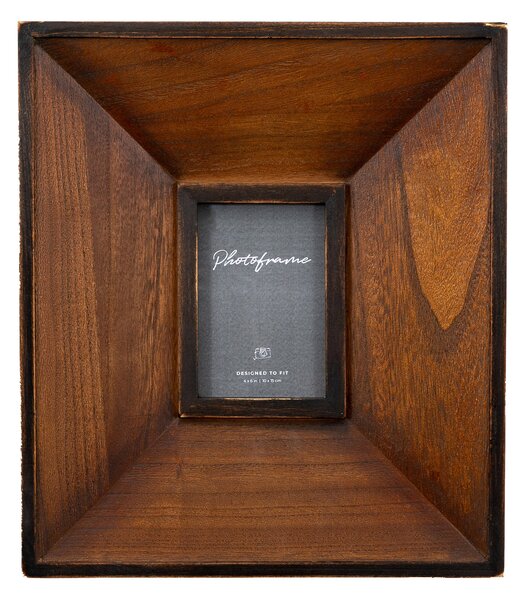 Ingleby Strand Rectangle Photo Frame 6" x 4" (15cm x 10cm) Brown
