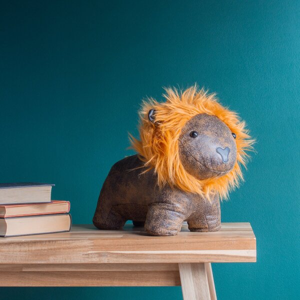Paoletti Lion Doorstop Brown