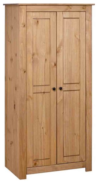 Bury Wooden Wardrobe With 2 Doors In Brown