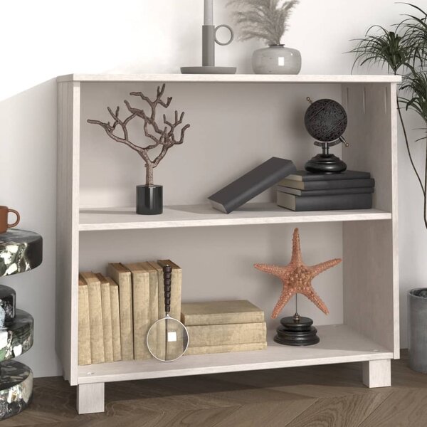 Hull Wooden Bookcase With 2 Shelf In White