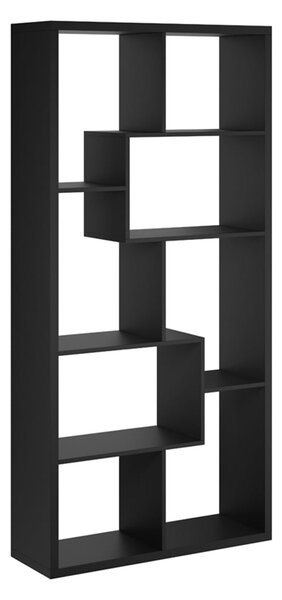 Quebec Wooden Shelving Unit In Black